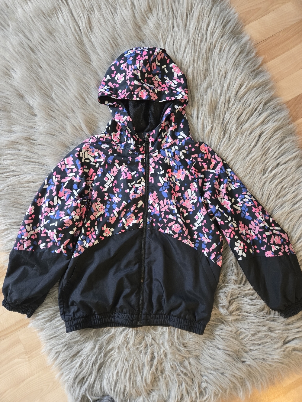 Under Armour Girls Mesh Lined Windbreaker Jacket